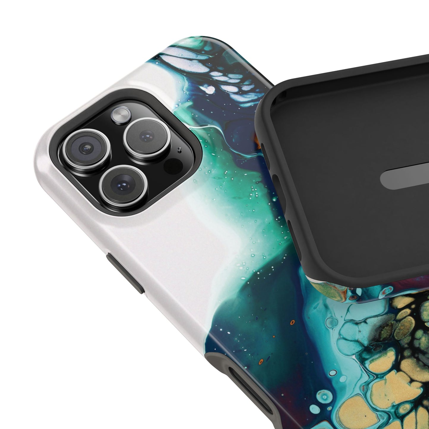 Ocean Reef Abstract Flow Phone Case – MagSafe Compatible for iPhone & Samsung Galaxy
