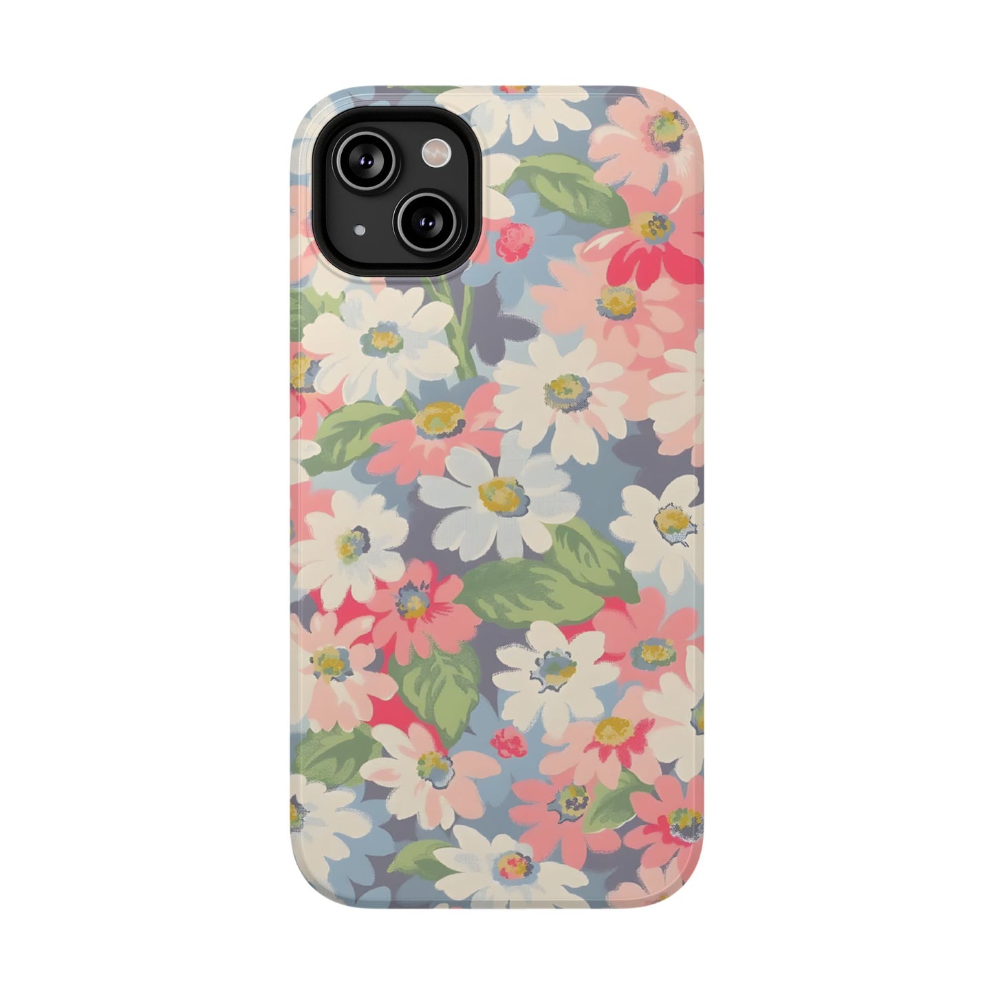 Vintage Floral Daisy Phone Case – MagSafe Compatible for iPhone & Samsung Galaxy