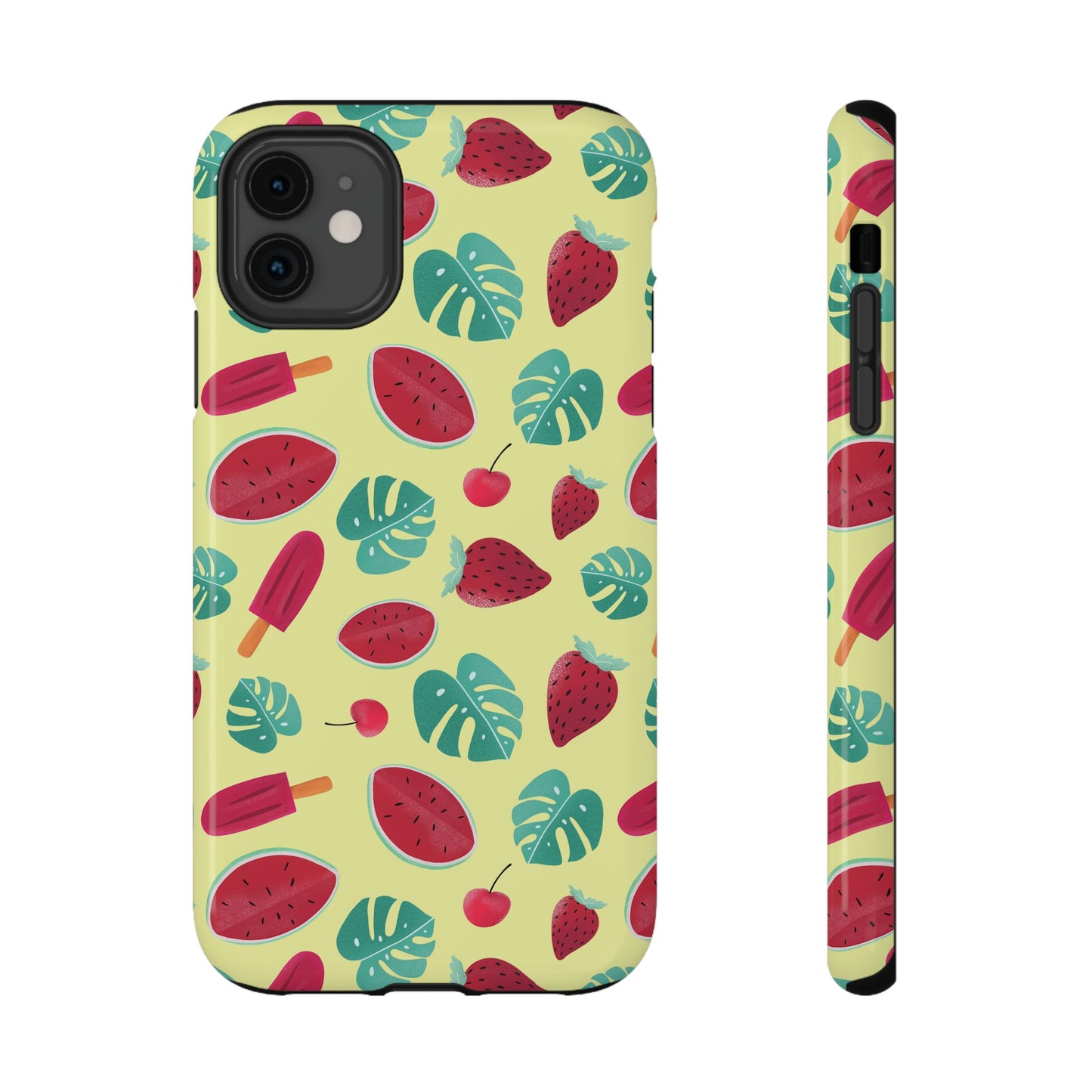 Tropical Summer Fruits Phone Case – MagSafe Compatible for iPhone & Samsung Galaxy