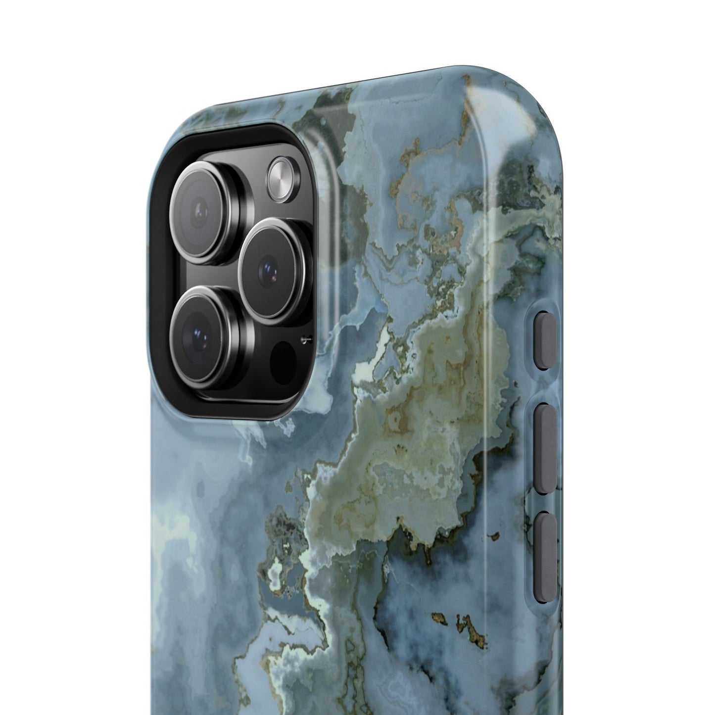 Oceanic Agate Marble Phone Case – MagSafe Compatible for iPhone & Samsung Galaxy