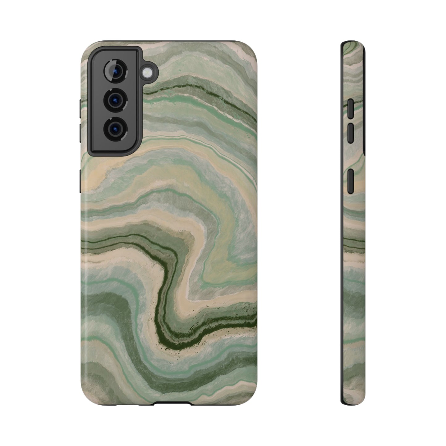 Earthy Agate Stone Phone Case – MagSafe Compatible for iPhone & Samsung Galaxy