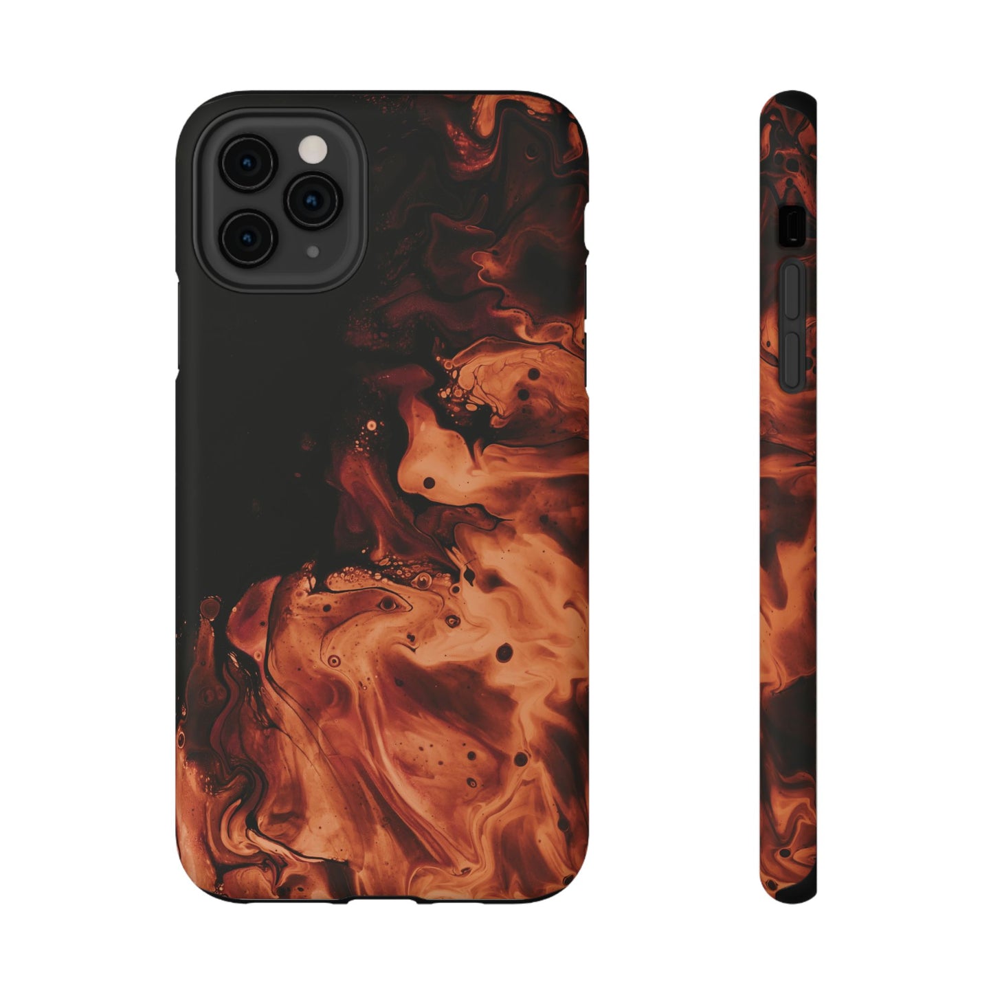 Molten Lava Abstract Art Phone Case – MagSafe Compatible for iPhone & Samsung Galaxy