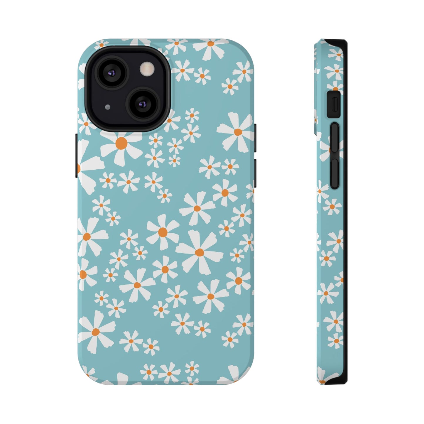 Vintage Daisy Field Phone Case – MagSafe Compatible for iPhone & Samsung Galaxy