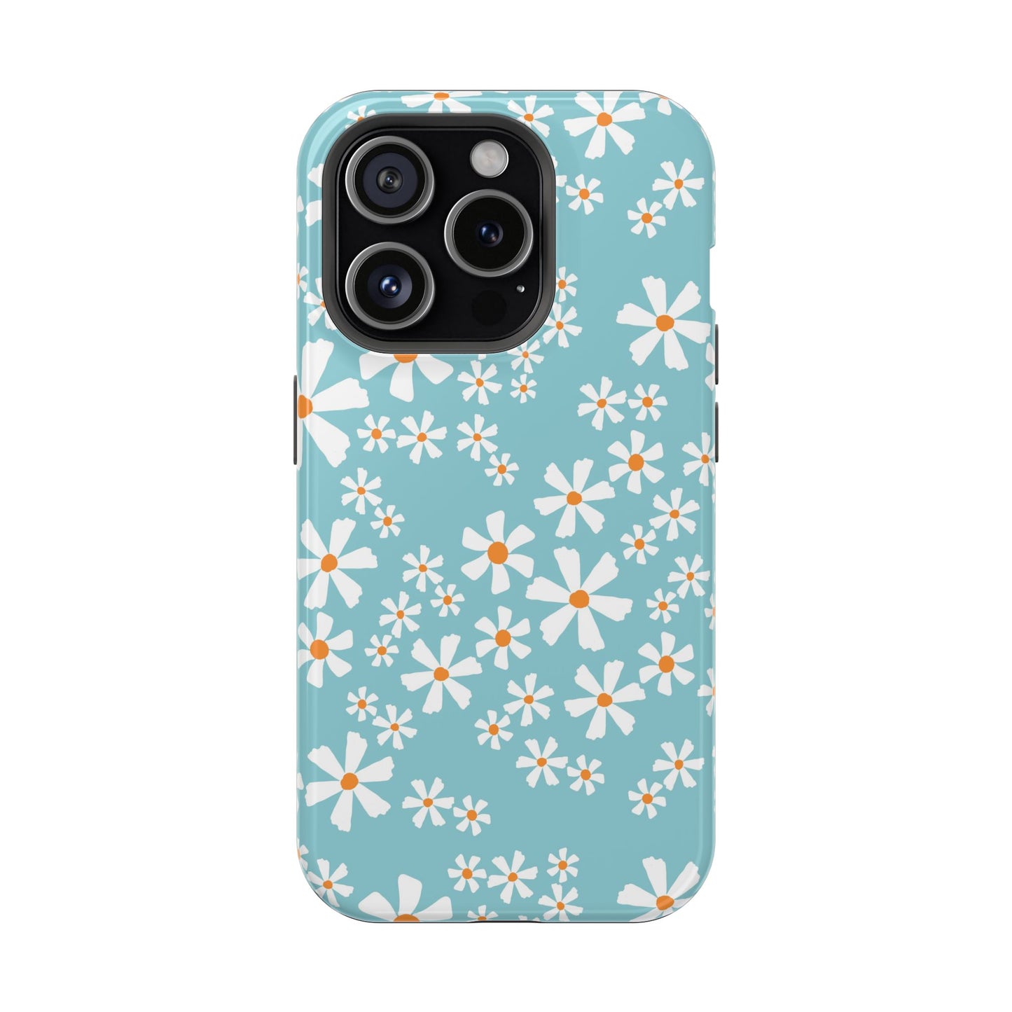 Vintage Daisy Field Phone Case – MagSafe Compatible for iPhone & Samsung Galaxy