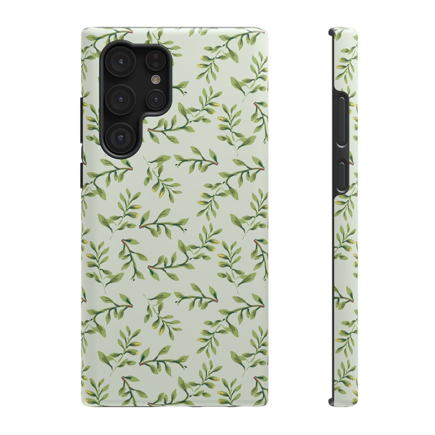 Olive Branch Botanical Phone Case – MagSafe Compatible for iPhone & Samsung Galaxy