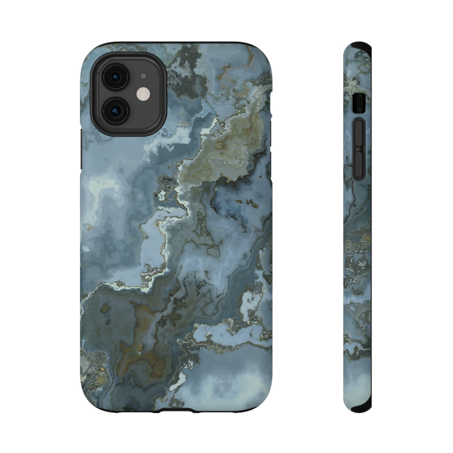 Oceanic Agate Marble Phone Case – MagSafe Compatible for iPhone & Samsung Galaxy