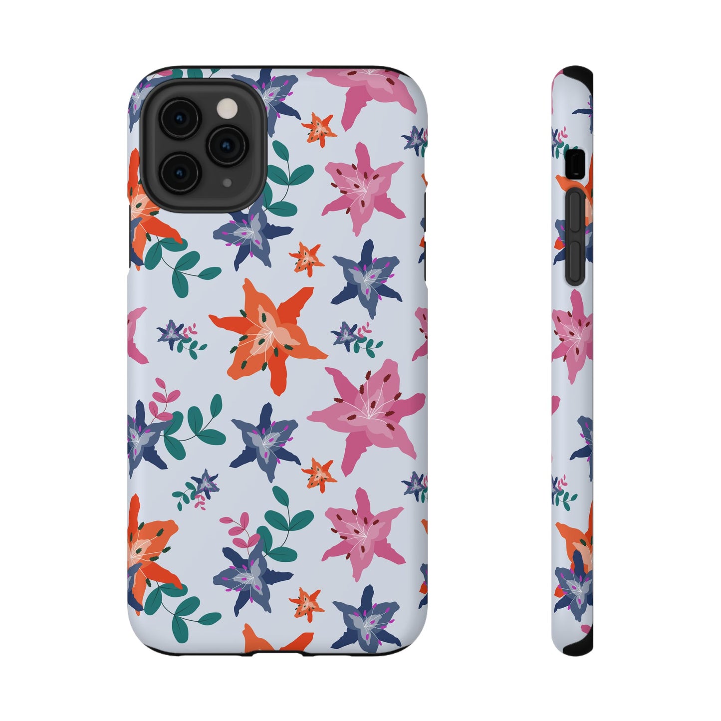 Watercolor Lily Garden Phone Case – MagSafe Compatible for iPhone & Samsung Galaxy