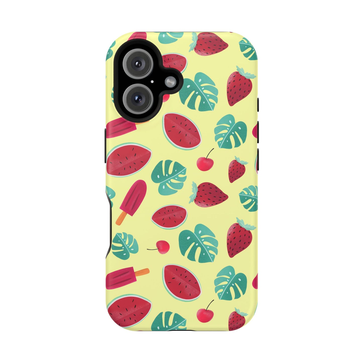 Tropical Summer Fruits Phone Case – MagSafe Compatible for iPhone & Samsung Galaxy
