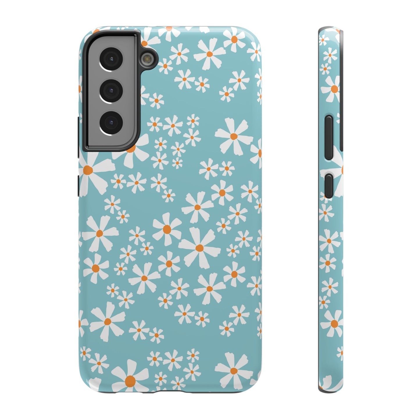 Vintage Daisy Field Phone Case – MagSafe Compatible for iPhone & Samsung Galaxy