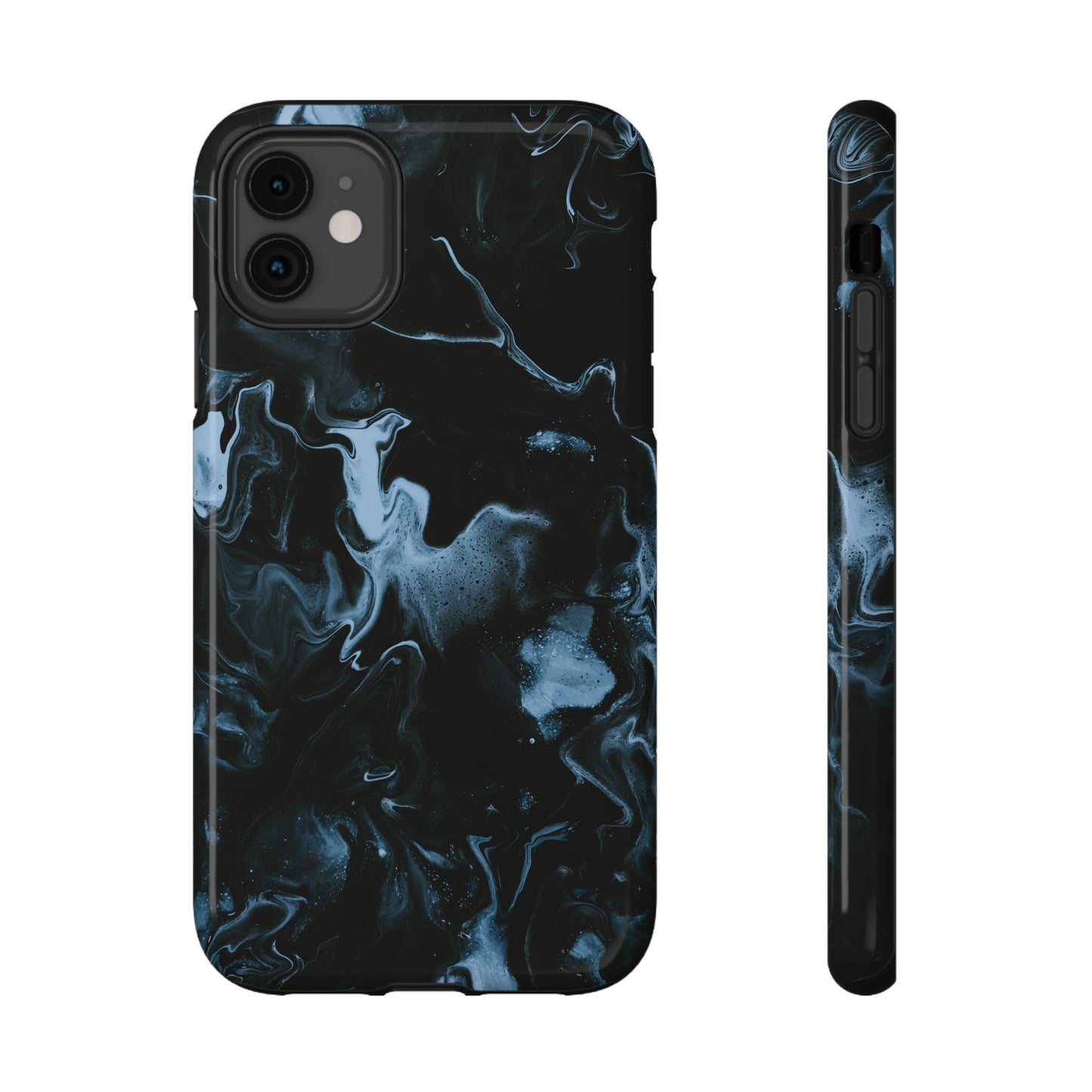 Midnight Frost Swirl Phone Case – MagSafe Compatible for iPhone & Samsung Galaxy