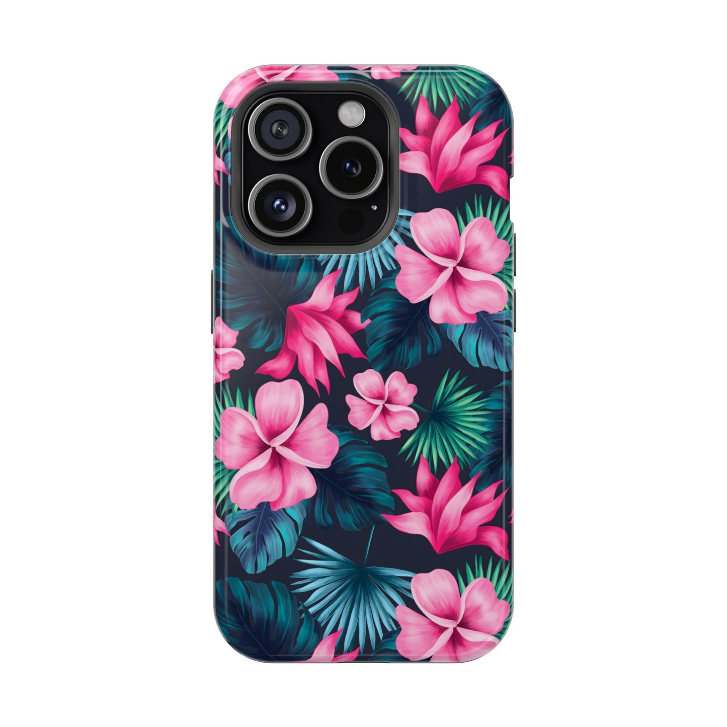 Tropical Paradise Floral Phone Case – MagSafe Compatible for iPhone & Samsung Galaxy