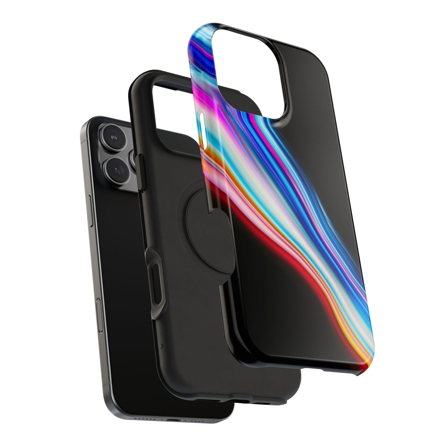 Neon Light Streak Phone Case – MagSafe Compatible for iPhone & Samsung Galaxy