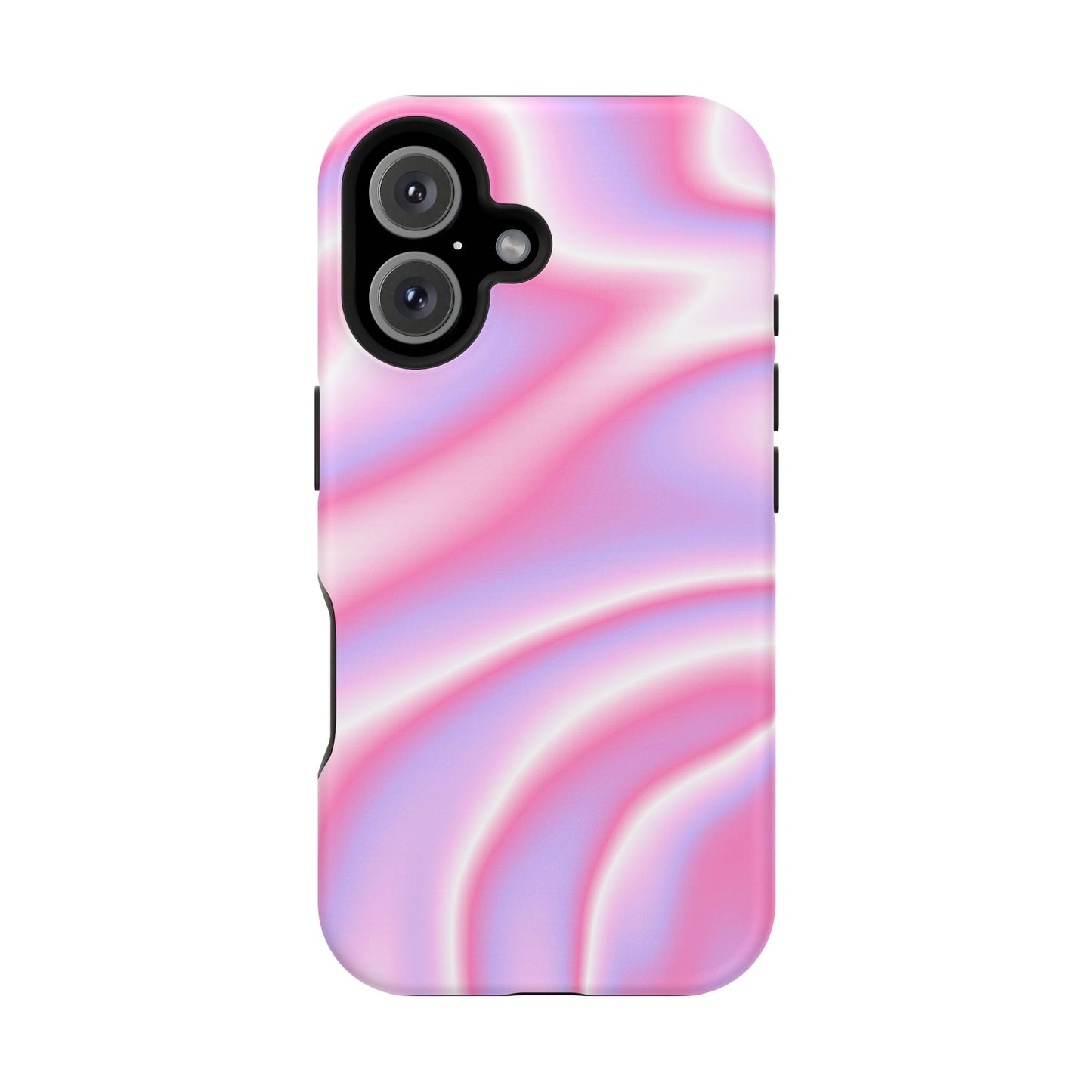 Pink Satin Lightwave Phone Case – MagSafe Compatible for iPhone & Samsung Galaxy