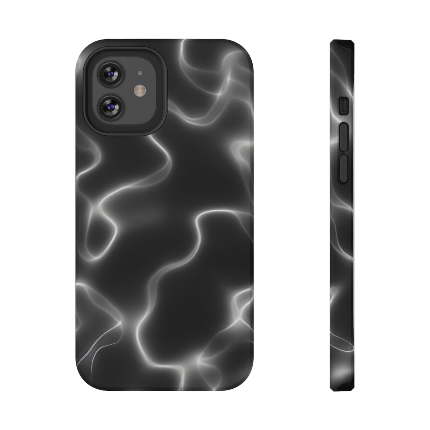 Electric Black Glow Phone Case – MagSafe Compatible for iPhone & Samsung Galaxy