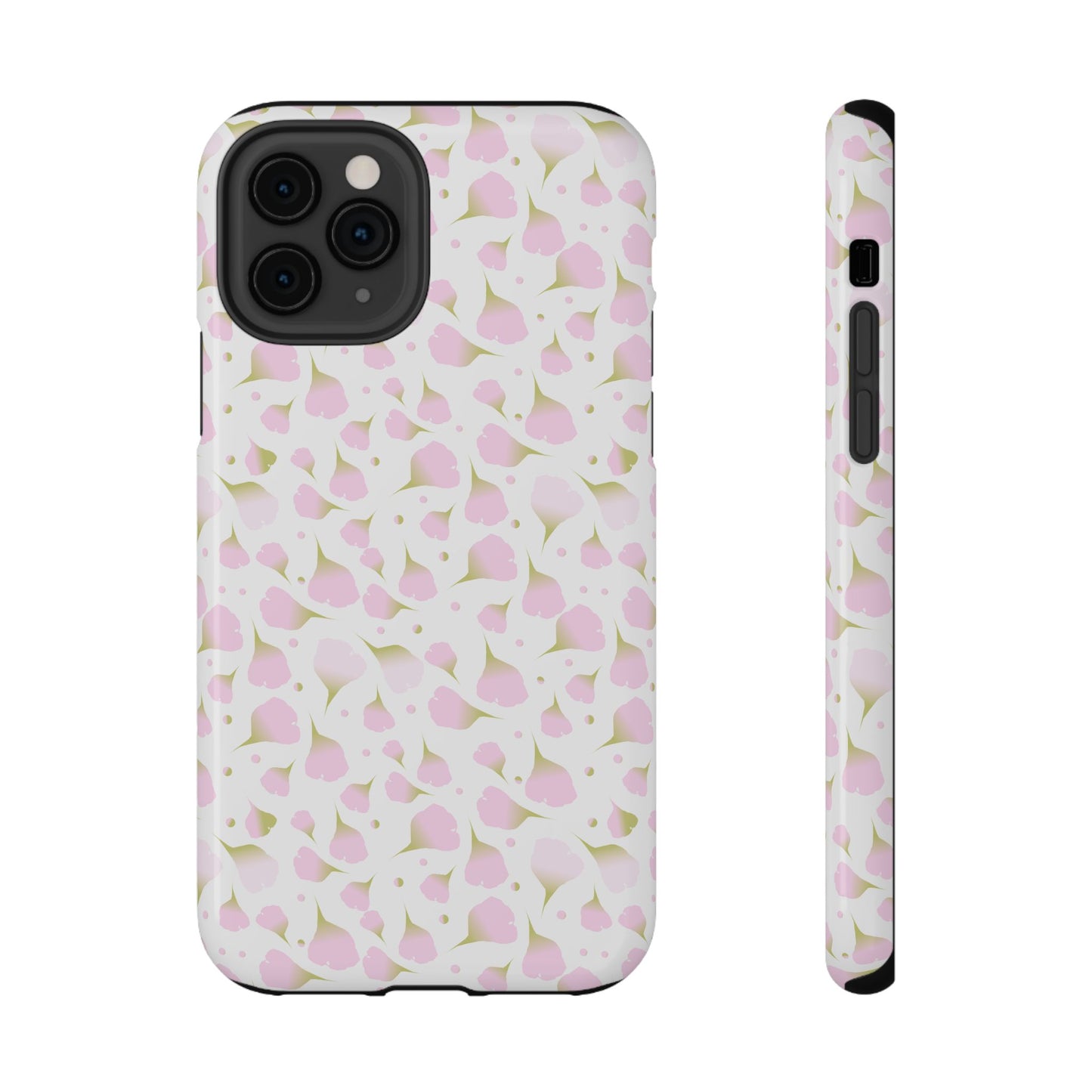 Soft Pink Petal Pattern Phone Case – MagSafe Compatible for iPhone & Samsung Galaxy