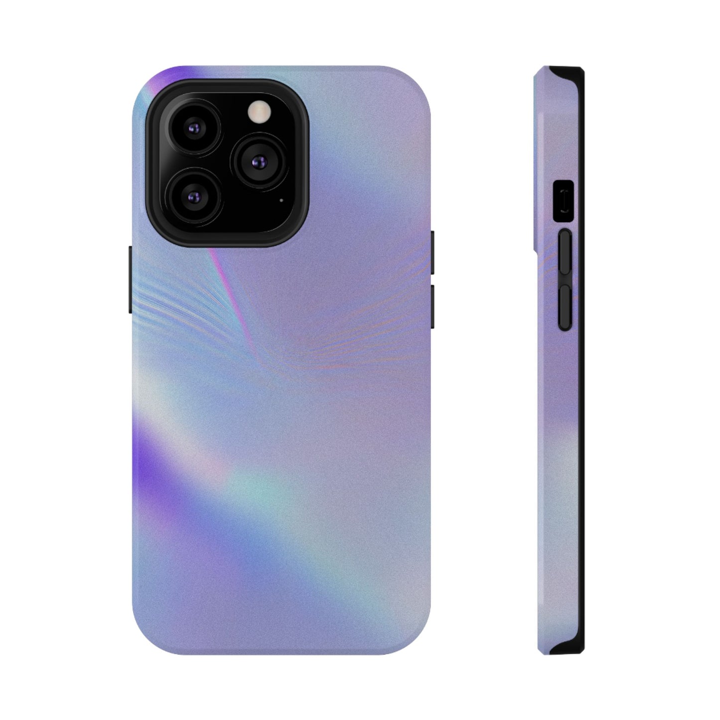Iridescent Lavender Lightbeam Phone Case – MagSafe Compatible for iPhone & Samsung Galaxy