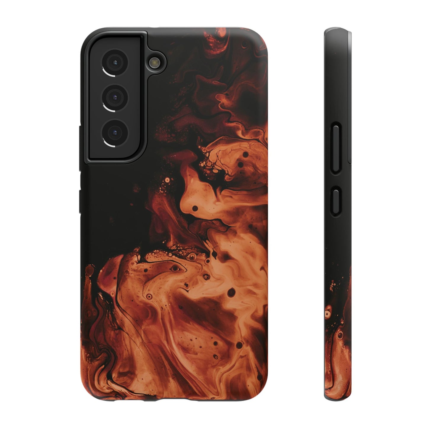 Molten Lava Abstract Art Phone Case – MagSafe Compatible for iPhone & Samsung Galaxy