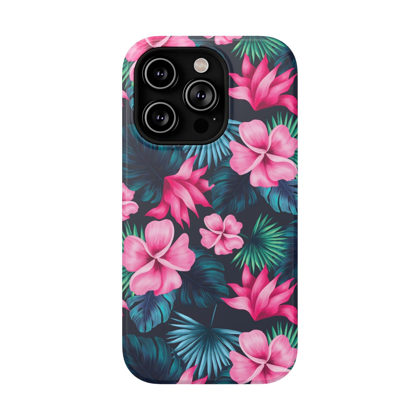 Tropical Paradise Floral Phone Case – MagSafe Compatible for iPhone & Samsung Galaxy