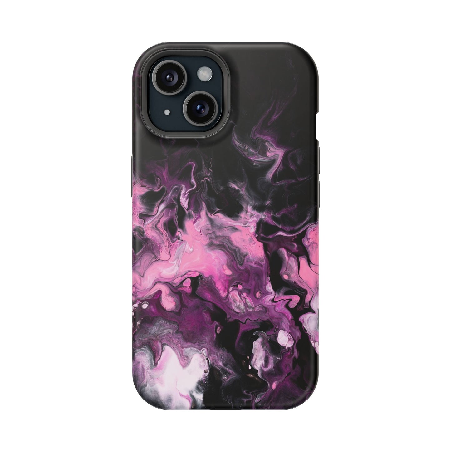 Electric Rose Marble Phone Case – MagSafe Compatible for iPhone & Samsung Galaxy