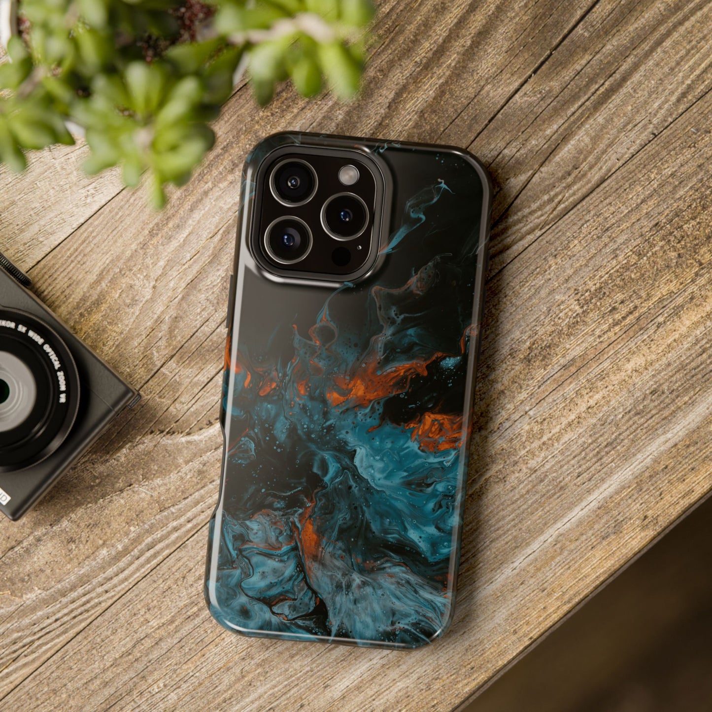 Cosmic Swirl Abstract Phone Case – MagSafe Compatible for iPhone & Samsung Galaxy
