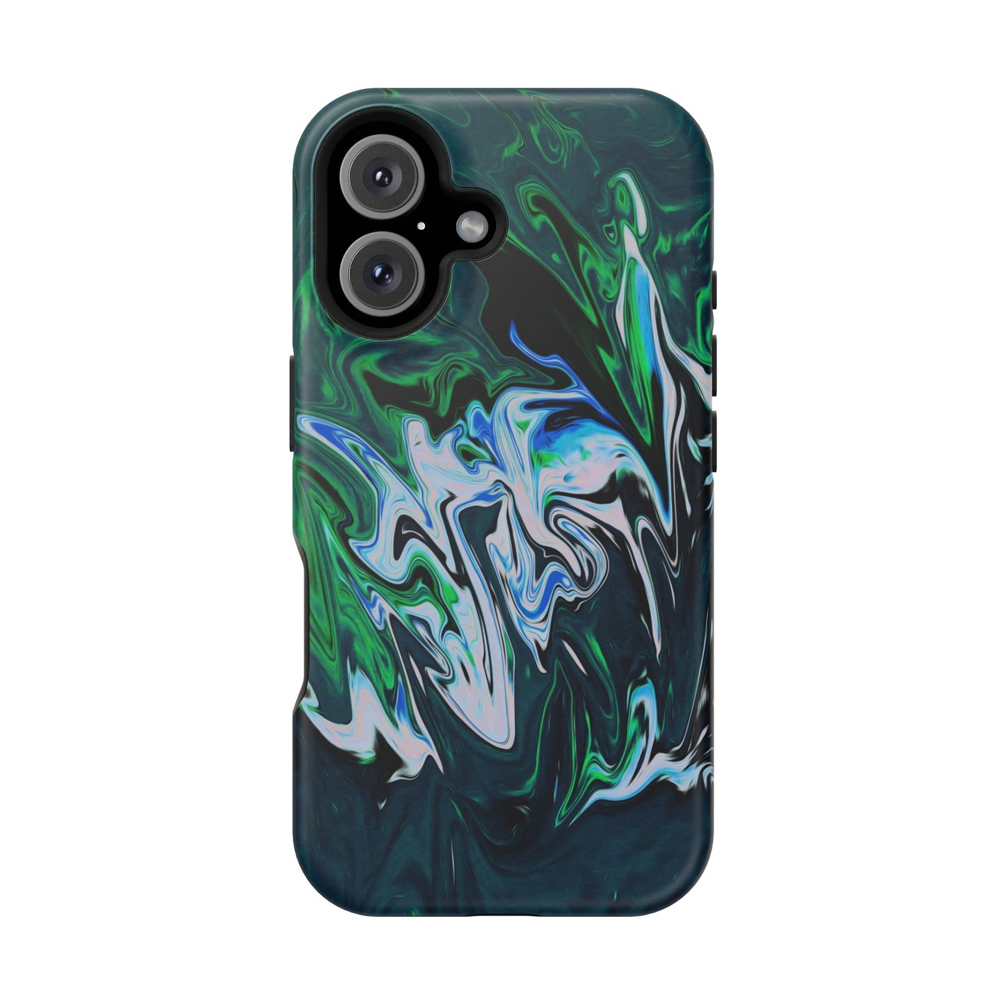 Prismatic Holographic Swirl Phone Case – MagSafe Compatible for iPhone & Samsung Galaxy