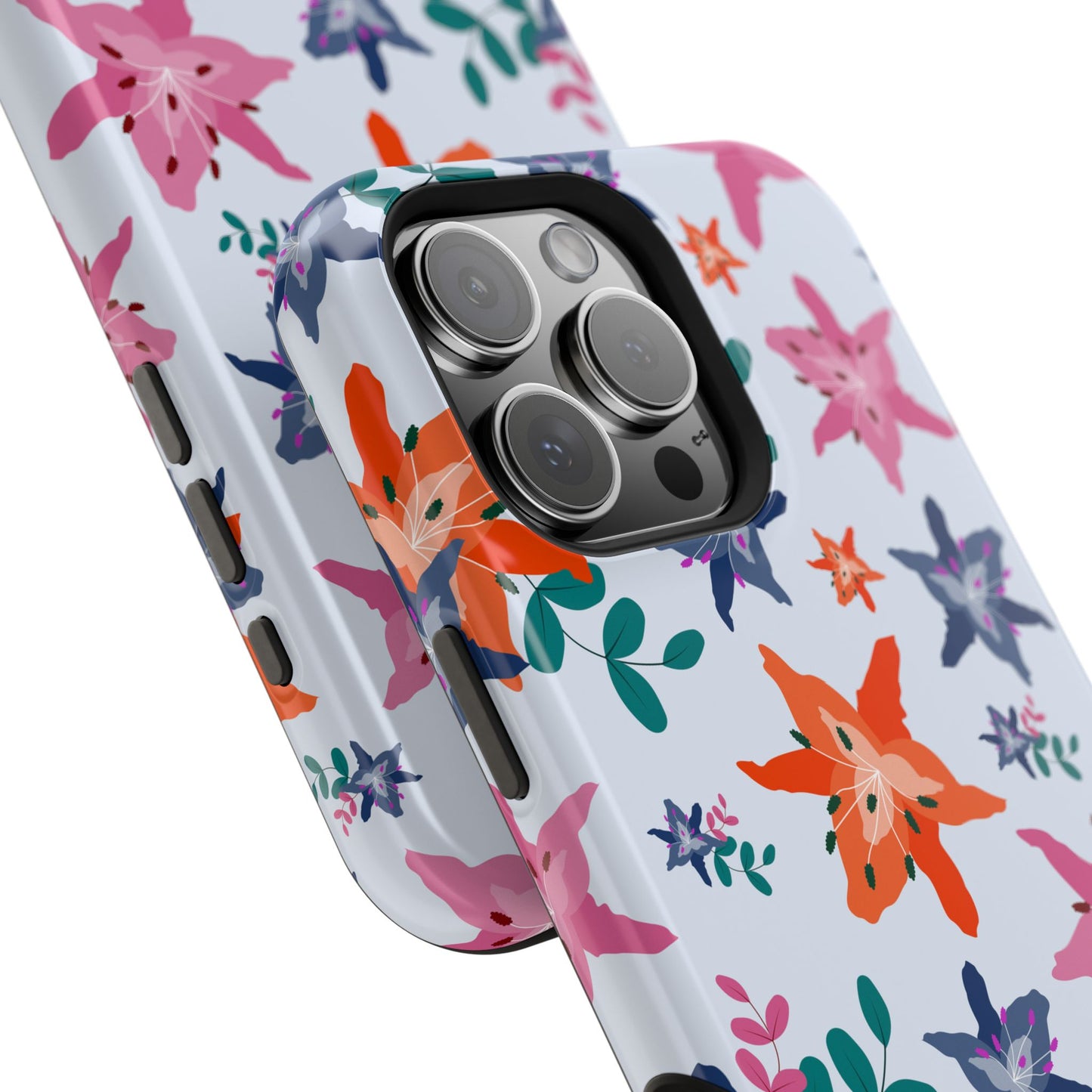 Watercolor Lily Garden Phone Case – MagSafe Compatible for iPhone & Samsung Galaxy