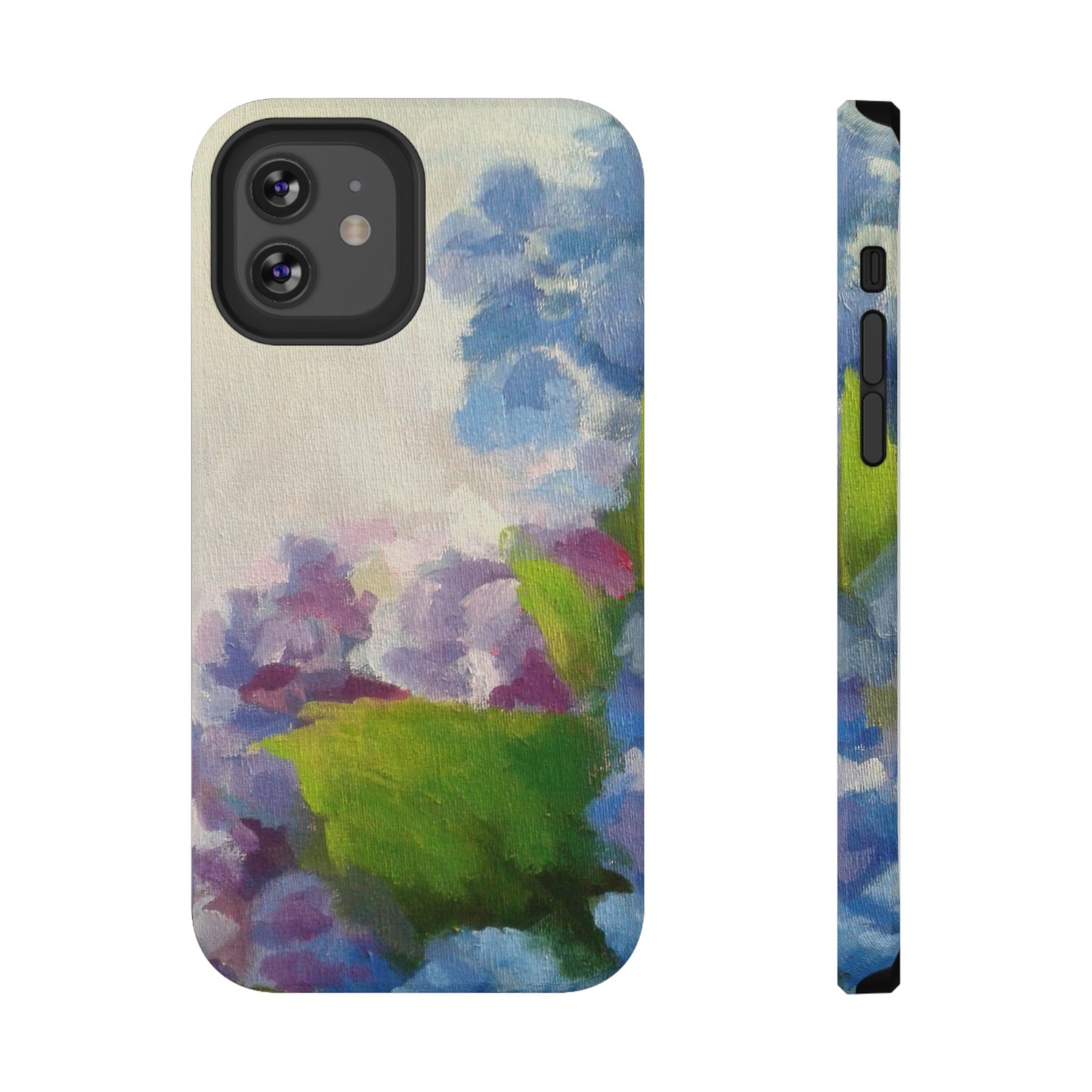 Hydrangea Dream Phone Case – Artistic Floral Design, MagSafe Compatible for iPhone & Samsung Galaxy