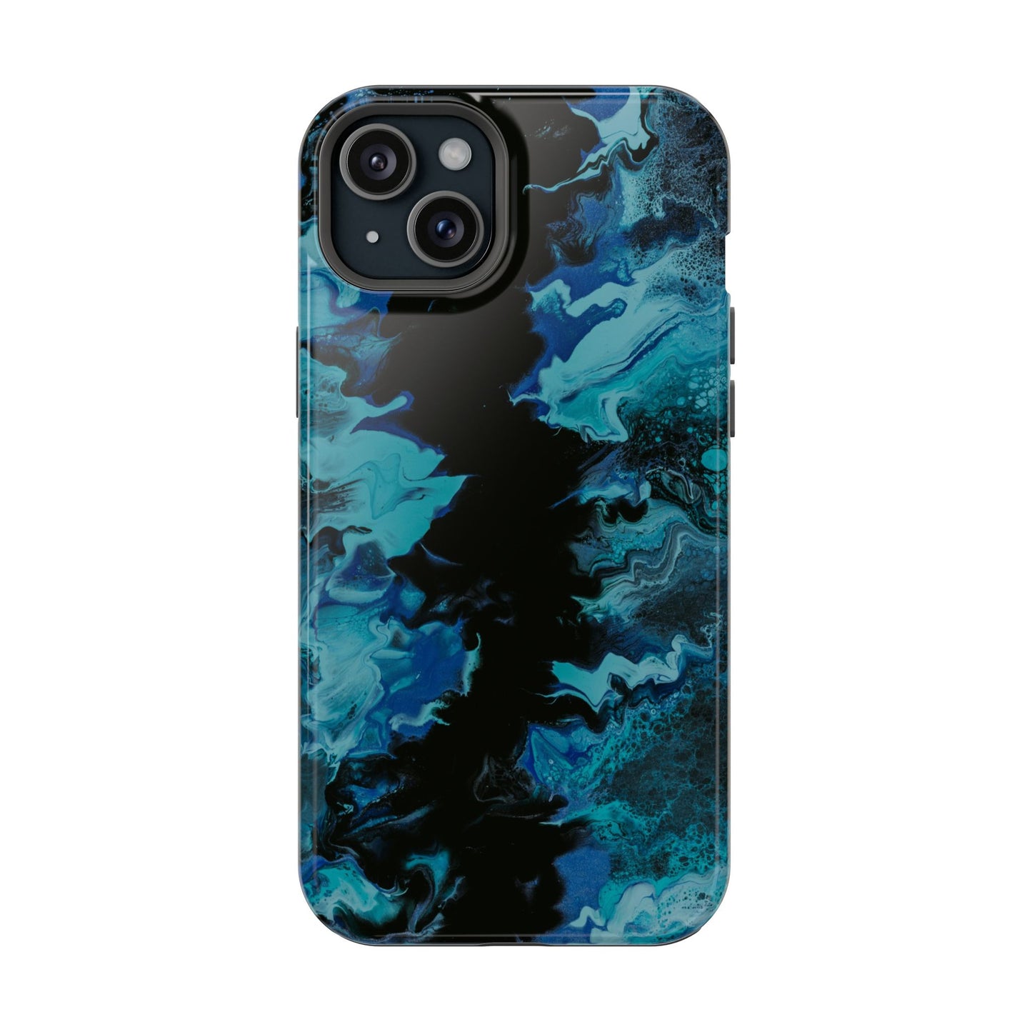 Deep Ocean Swirl Phone Case – MagSafe Compatible for iPhone & Samsung Galaxy