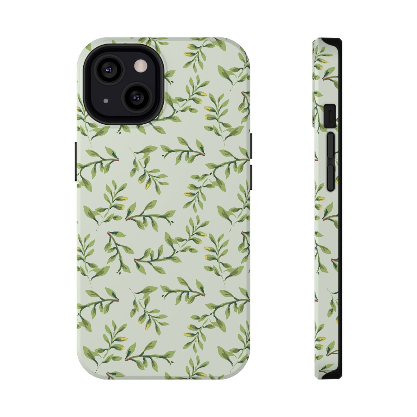 Olive Branch Botanical Phone Case – MagSafe Compatible for iPhone & Samsung Galaxy
