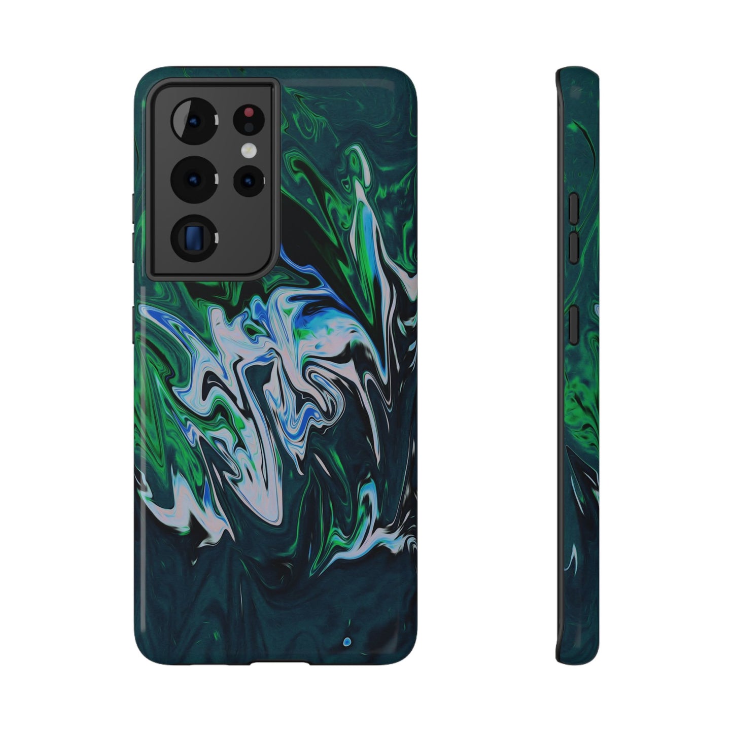 Prismatic Holographic Swirl Phone Case – MagSafe Compatible for iPhone & Samsung Galaxy