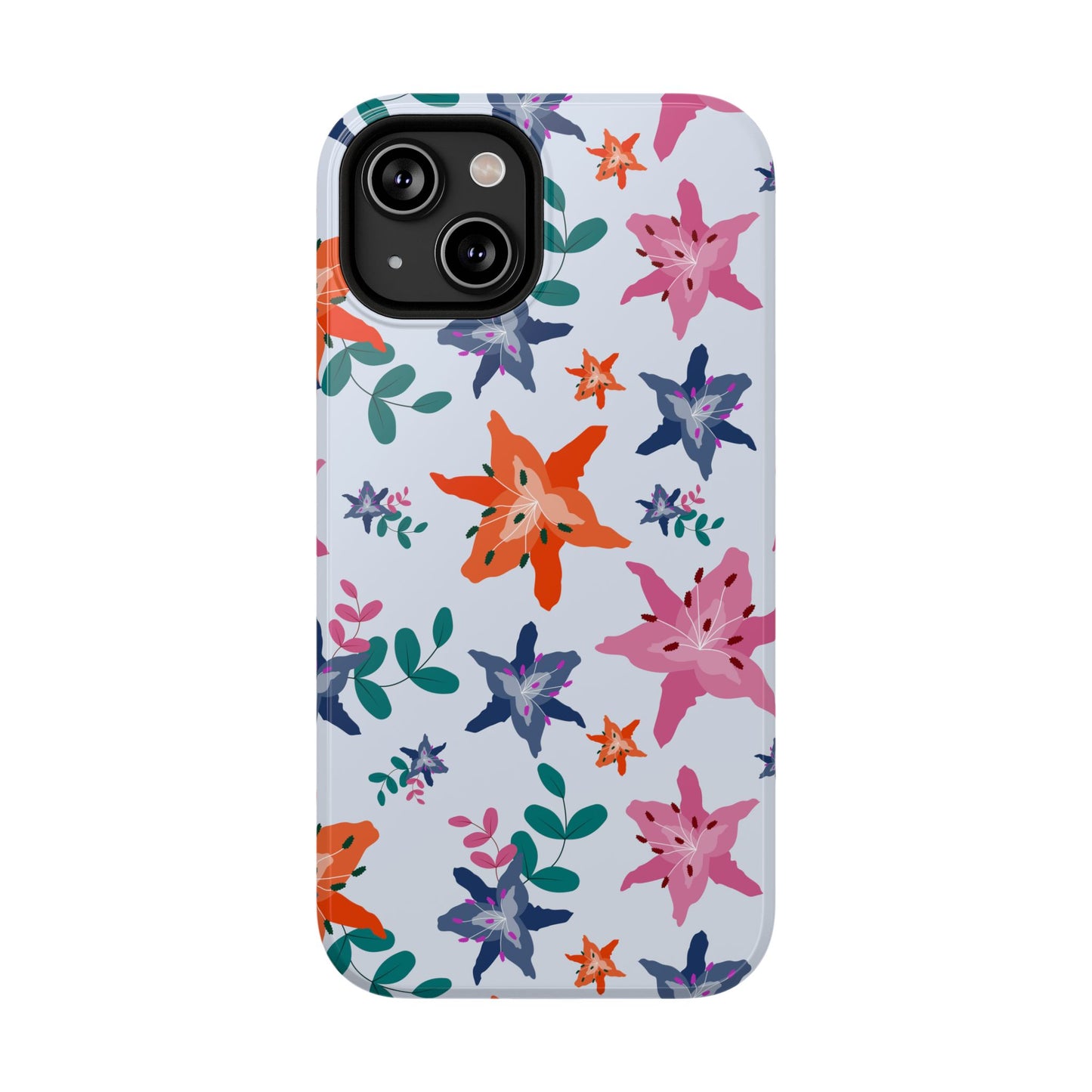 Watercolor Lily Garden Phone Case – MagSafe Compatible for iPhone & Samsung Galaxy