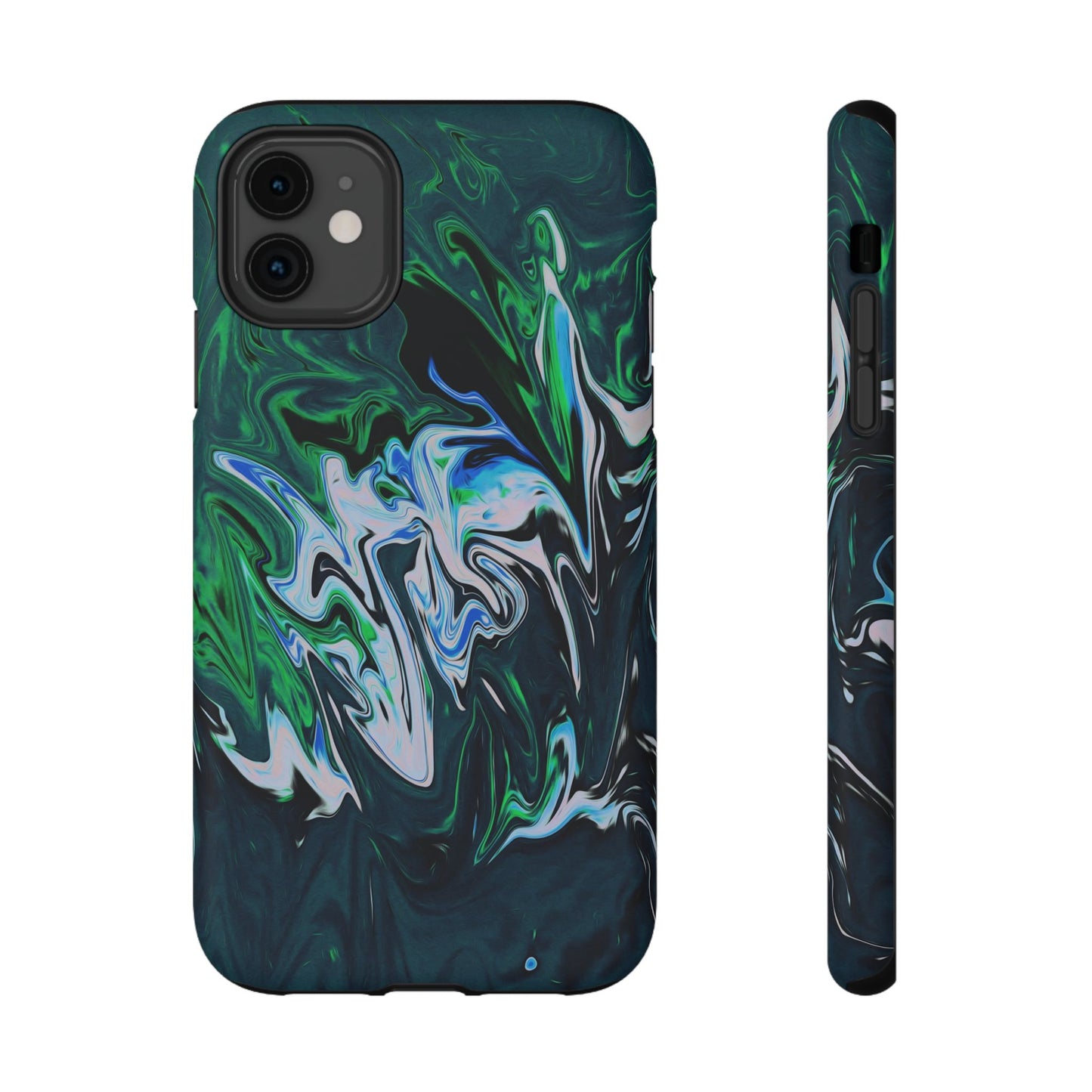 Prismatic Holographic Swirl Phone Case – MagSafe Compatible for iPhone & Samsung Galaxy