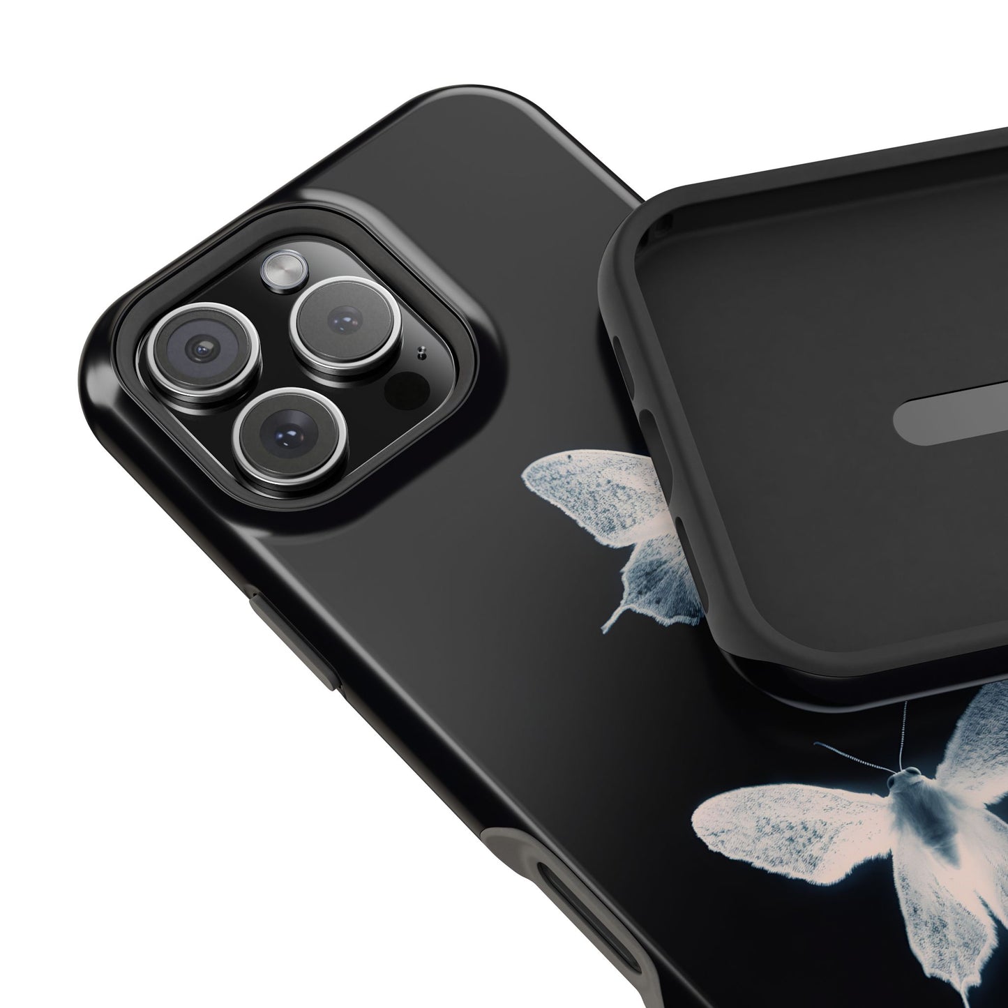 Ethereal Moth Dark Aesthetic Phone Case – MagSafe Compatible for iPhone & Samsung Galaxy