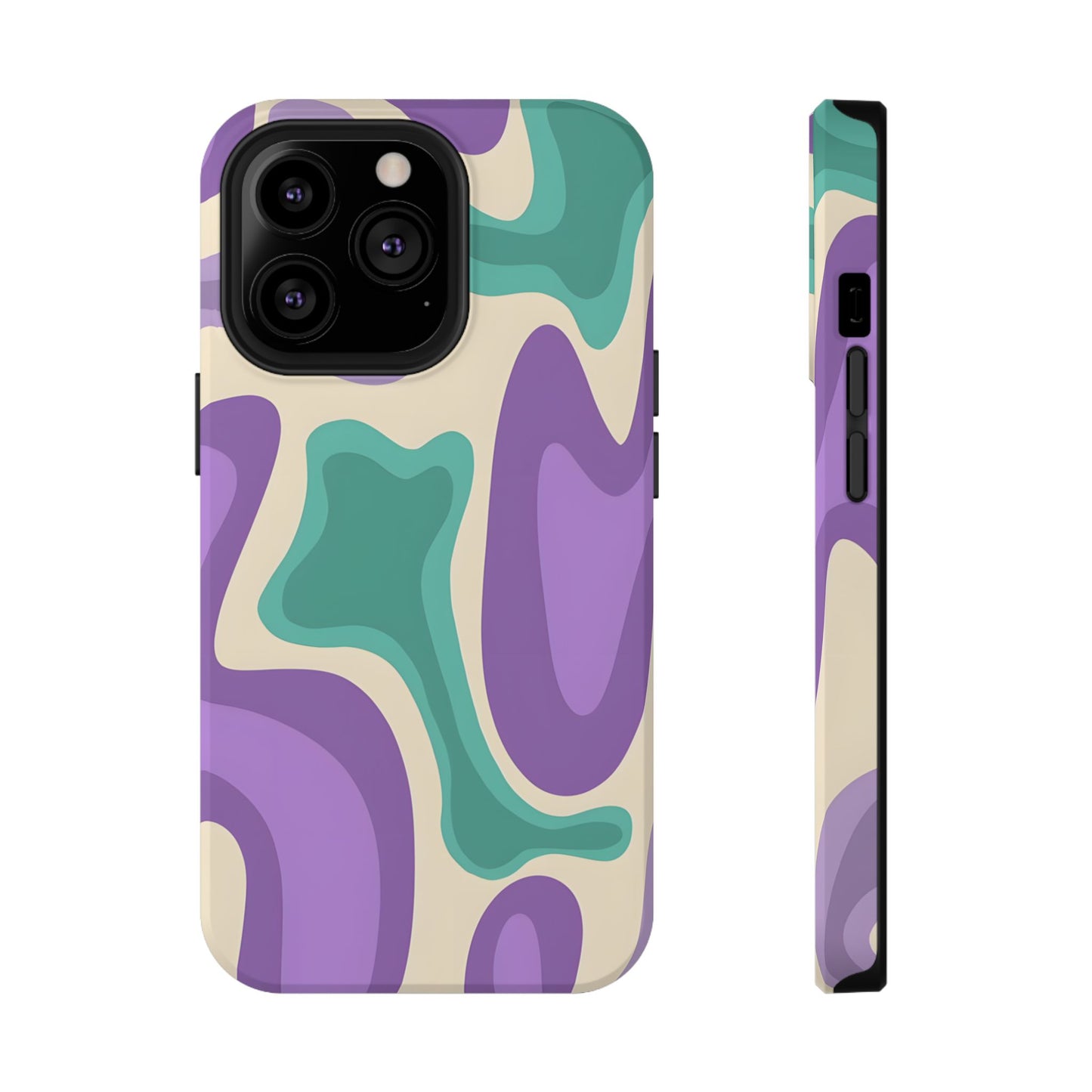 Funky Psychedelic Swirl Phone Case – MagSafe Compatible for iPhone & Samsung Galaxy