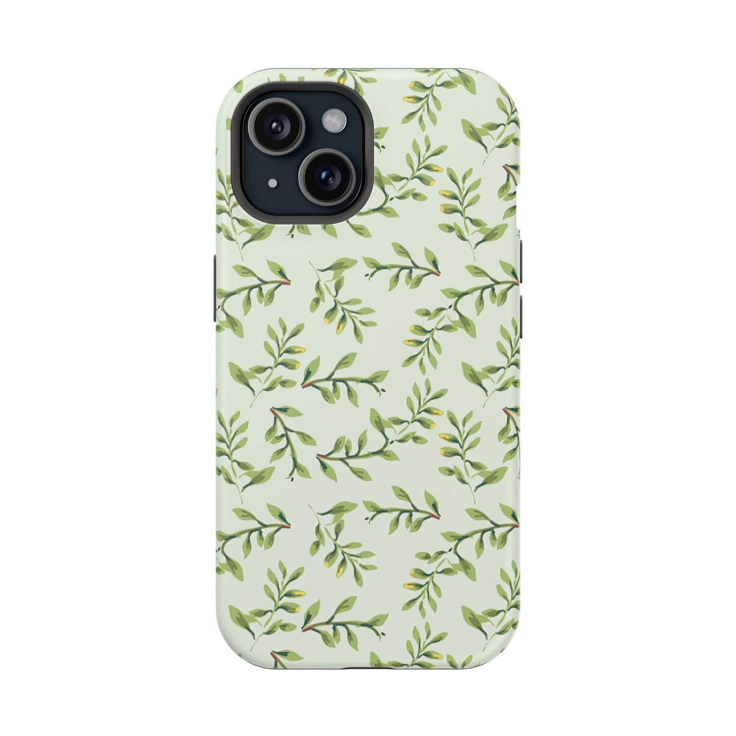 Olive Branch Botanical Phone Case – MagSafe Compatible for iPhone & Samsung Galaxy