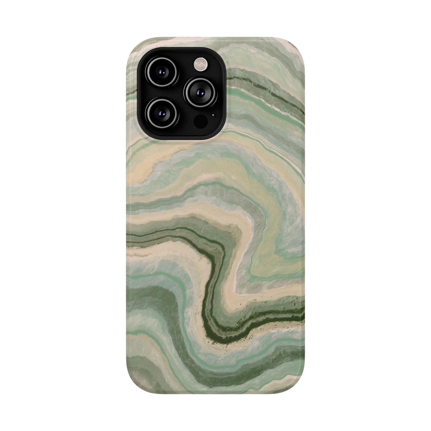Earthy Agate Stone Phone Case – MagSafe Compatible for iPhone & Samsung Galaxy