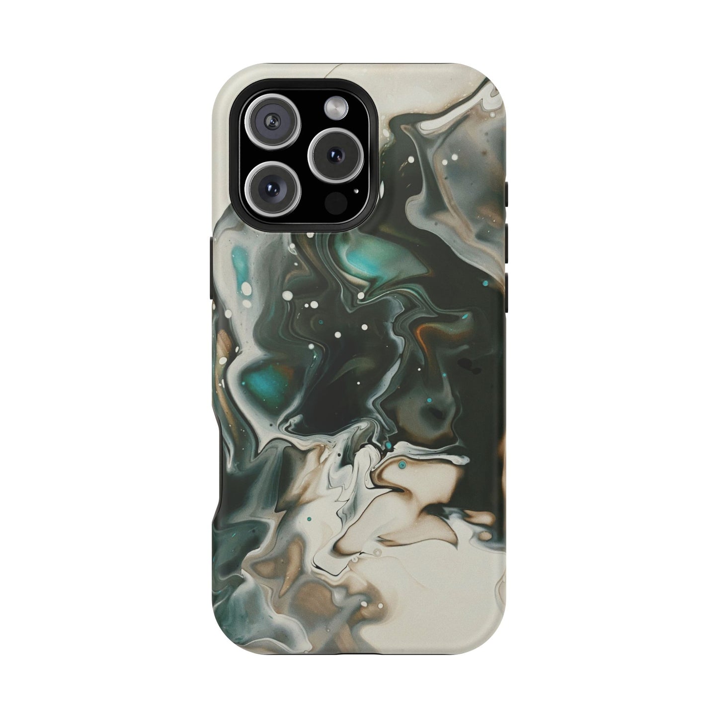 Terra Mist Earthtone Marble Phone Case – MagSafe Compatible for iPhone & Samsung Galaxy