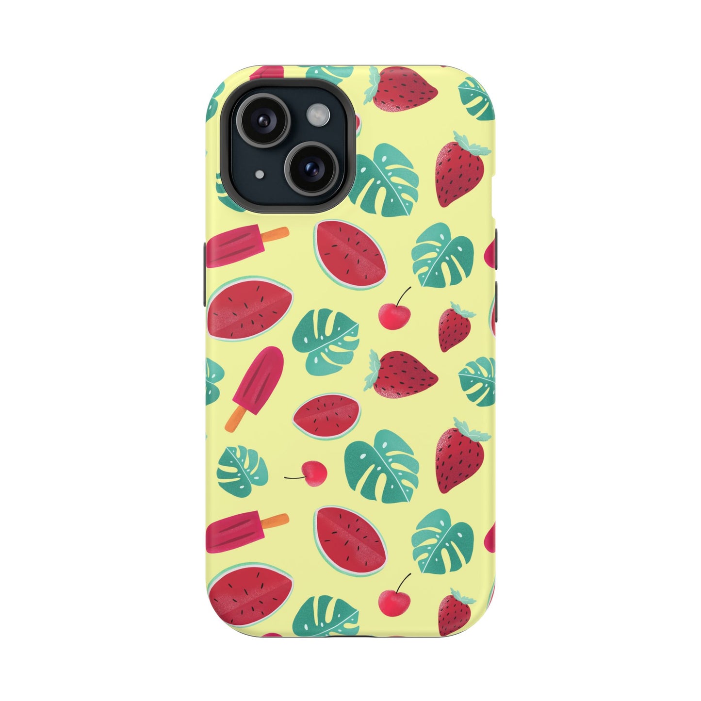 Tropical Summer Fruits Phone Case – MagSafe Compatible for iPhone & Samsung Galaxy