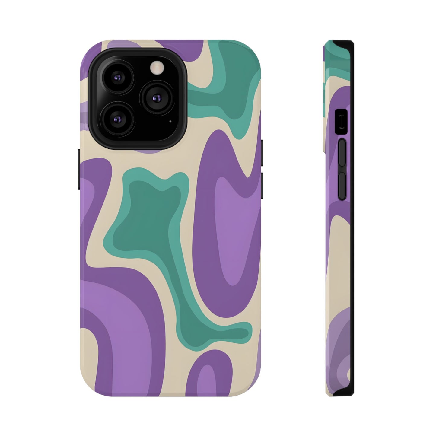 Funky Psychedelic Swirl Phone Case – MagSafe Compatible for iPhone & Samsung Galaxy