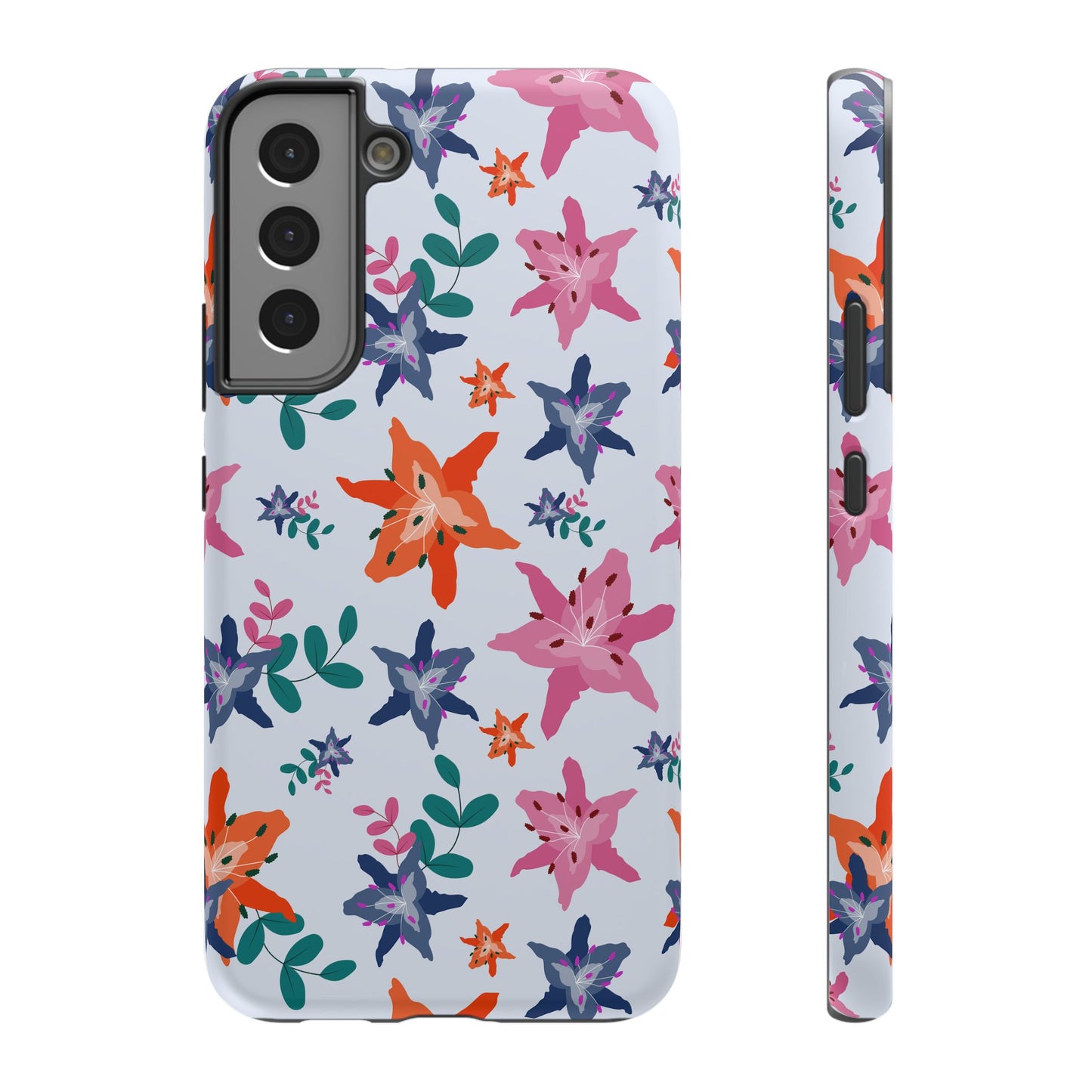 Watercolor Lily Garden Phone Case – MagSafe Compatible for iPhone & Samsung Galaxy