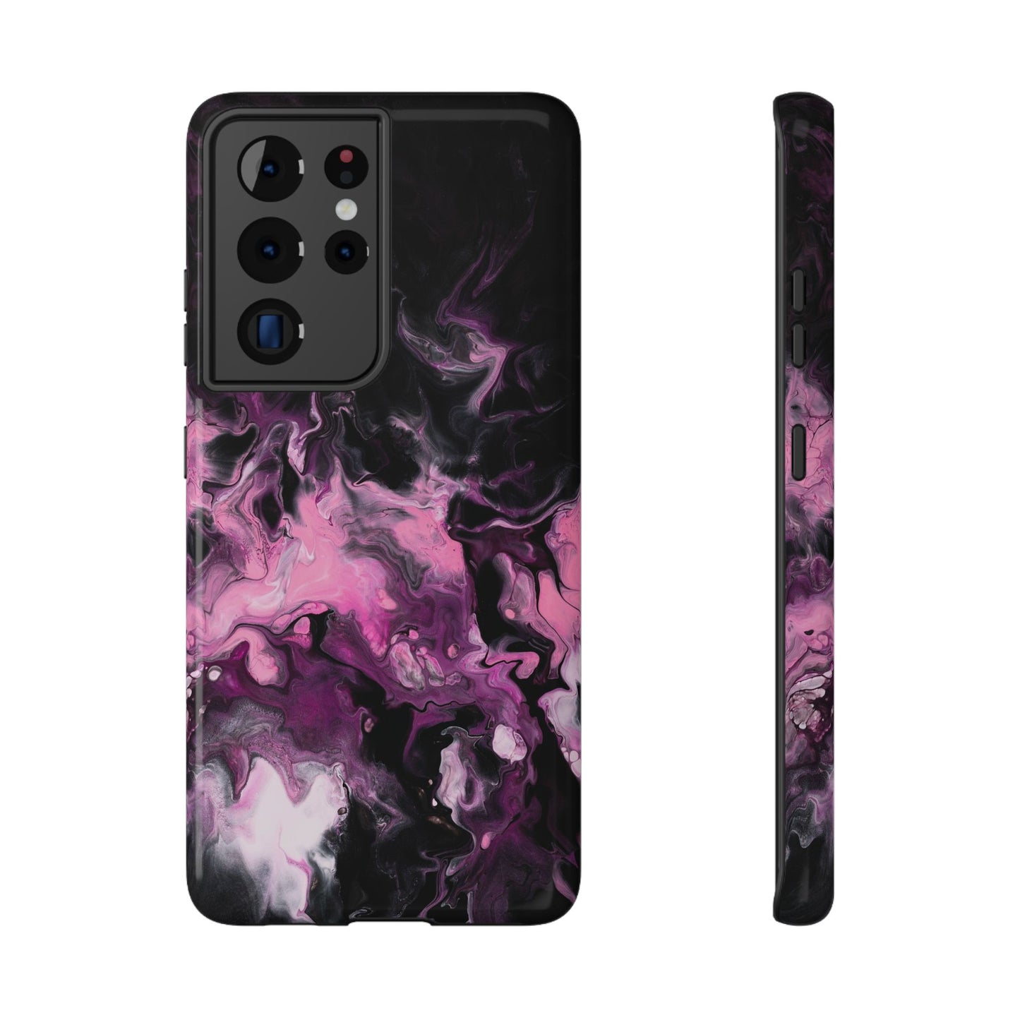 Electric Rose Marble Phone Case – MagSafe Compatible for iPhone & Samsung Galaxy