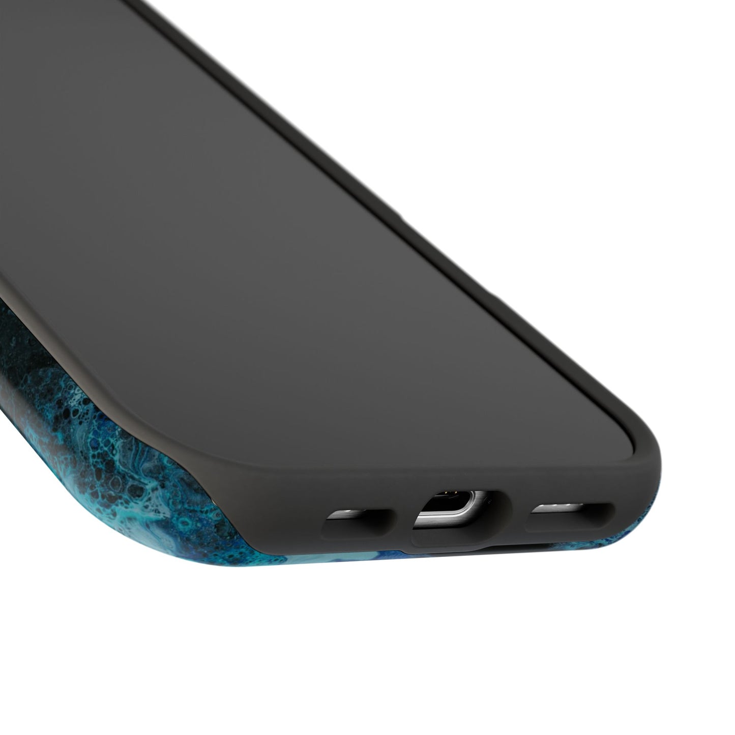 Deep Ocean Swirl Phone Case – MagSafe Compatible for iPhone & Samsung Galaxy