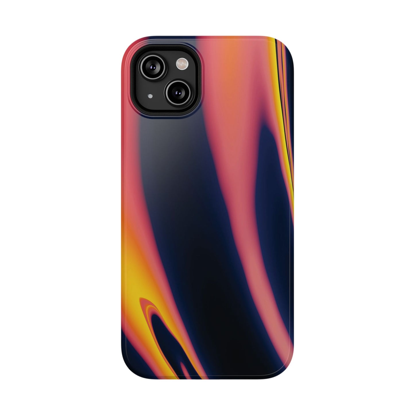 Neon Sunset Flame Phone Case – MagSafe Compatible for iPhone & Samsung Galaxy