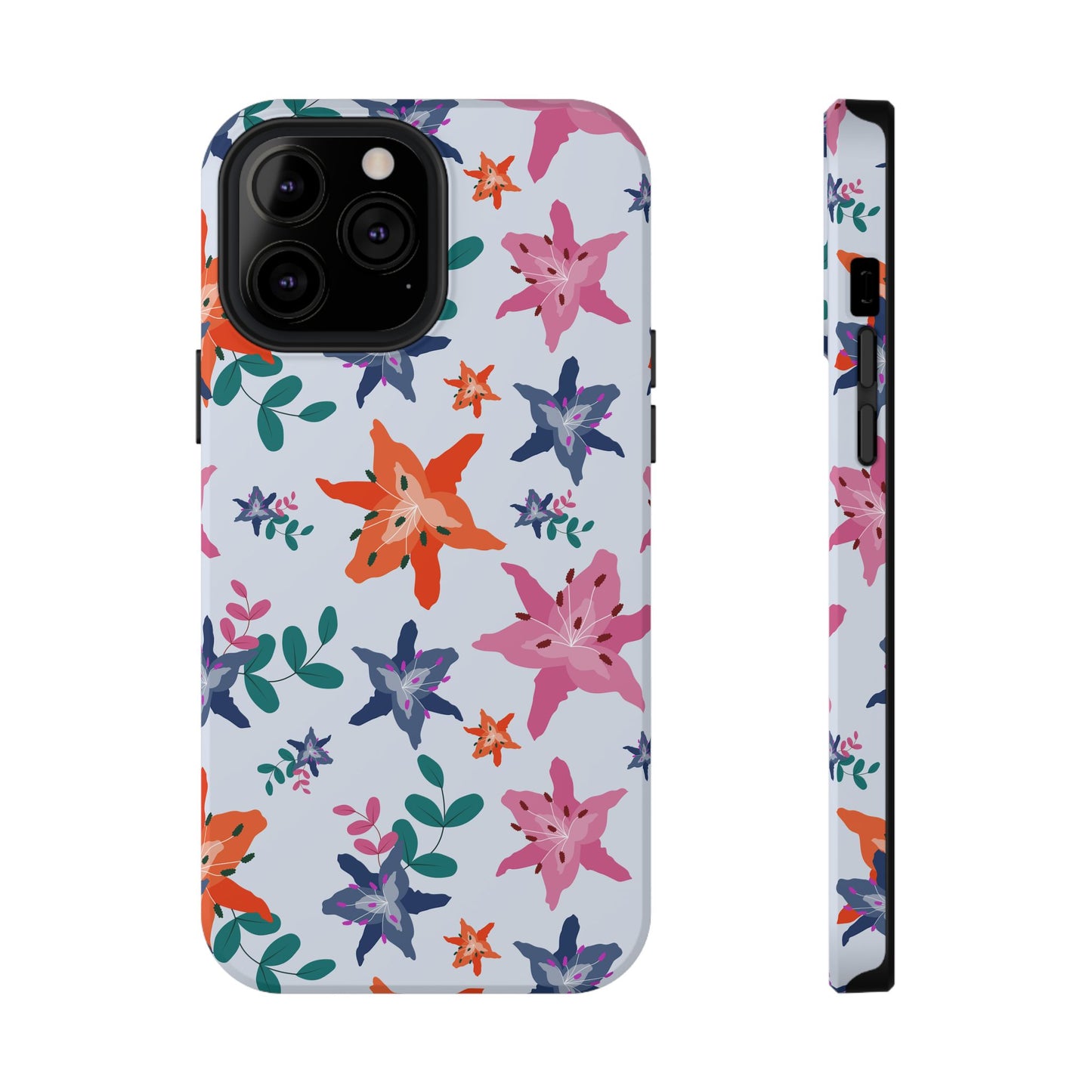 Watercolor Lily Garden Phone Case – MagSafe Compatible for iPhone & Samsung Galaxy