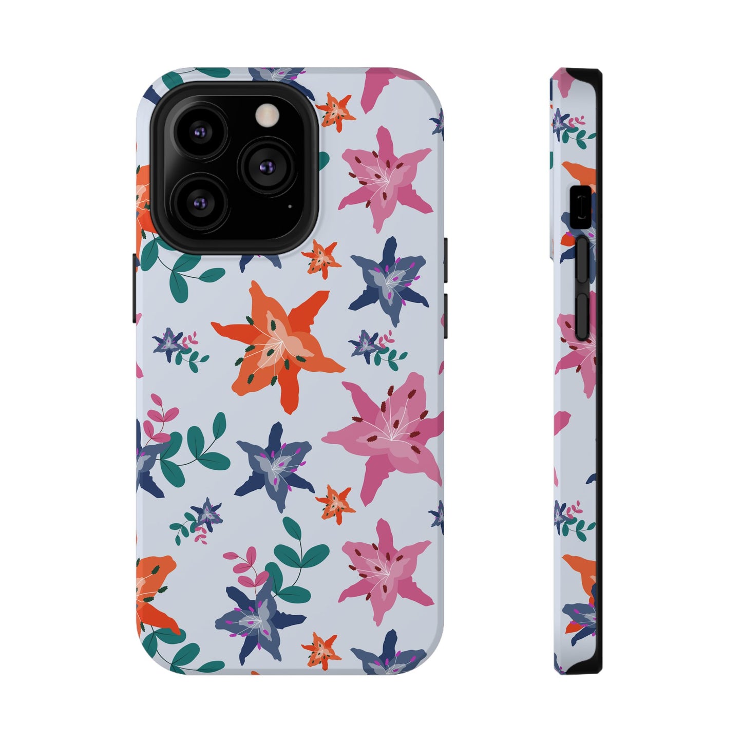 Watercolor Lily Garden Phone Case – MagSafe Compatible for iPhone & Samsung Galaxy