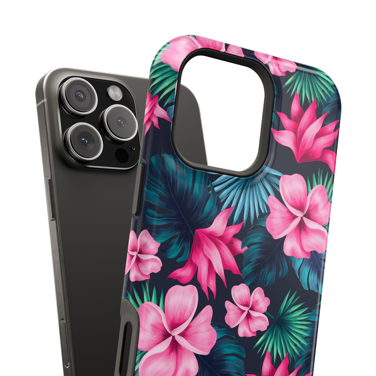 Tropical Paradise Floral Phone Case – MagSafe Compatible for iPhone & Samsung Galaxy