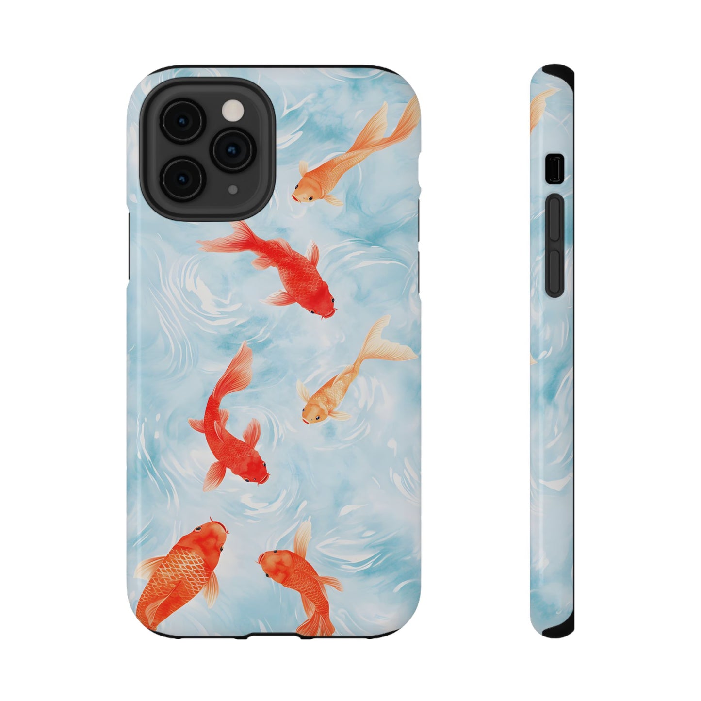 Koi Fish Pond Phone Case – MagSafe Compatible for iPhone & Samsung Galaxy