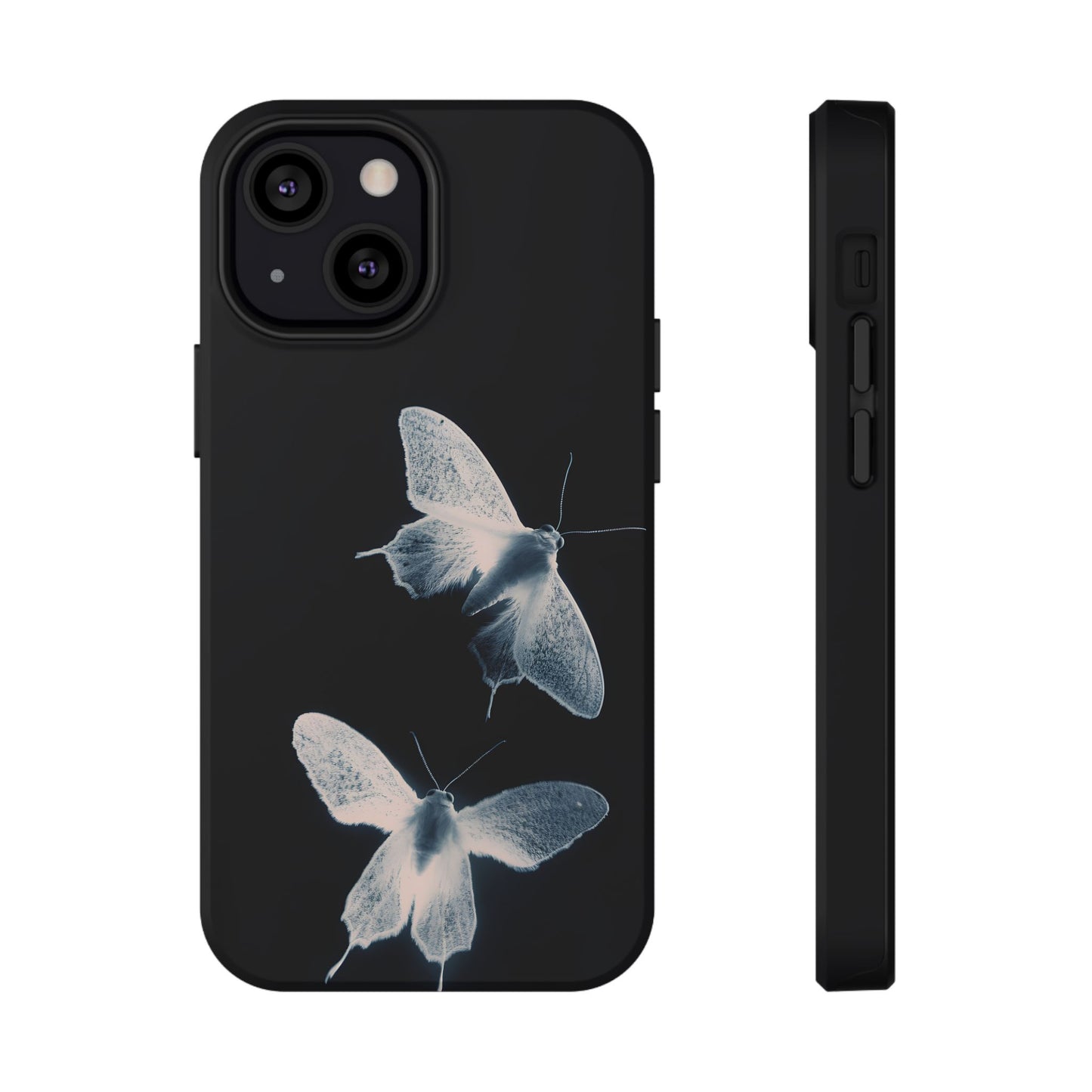 Ethereal Moth Dark Aesthetic Phone Case – MagSafe Compatible for iPhone & Samsung Galaxy