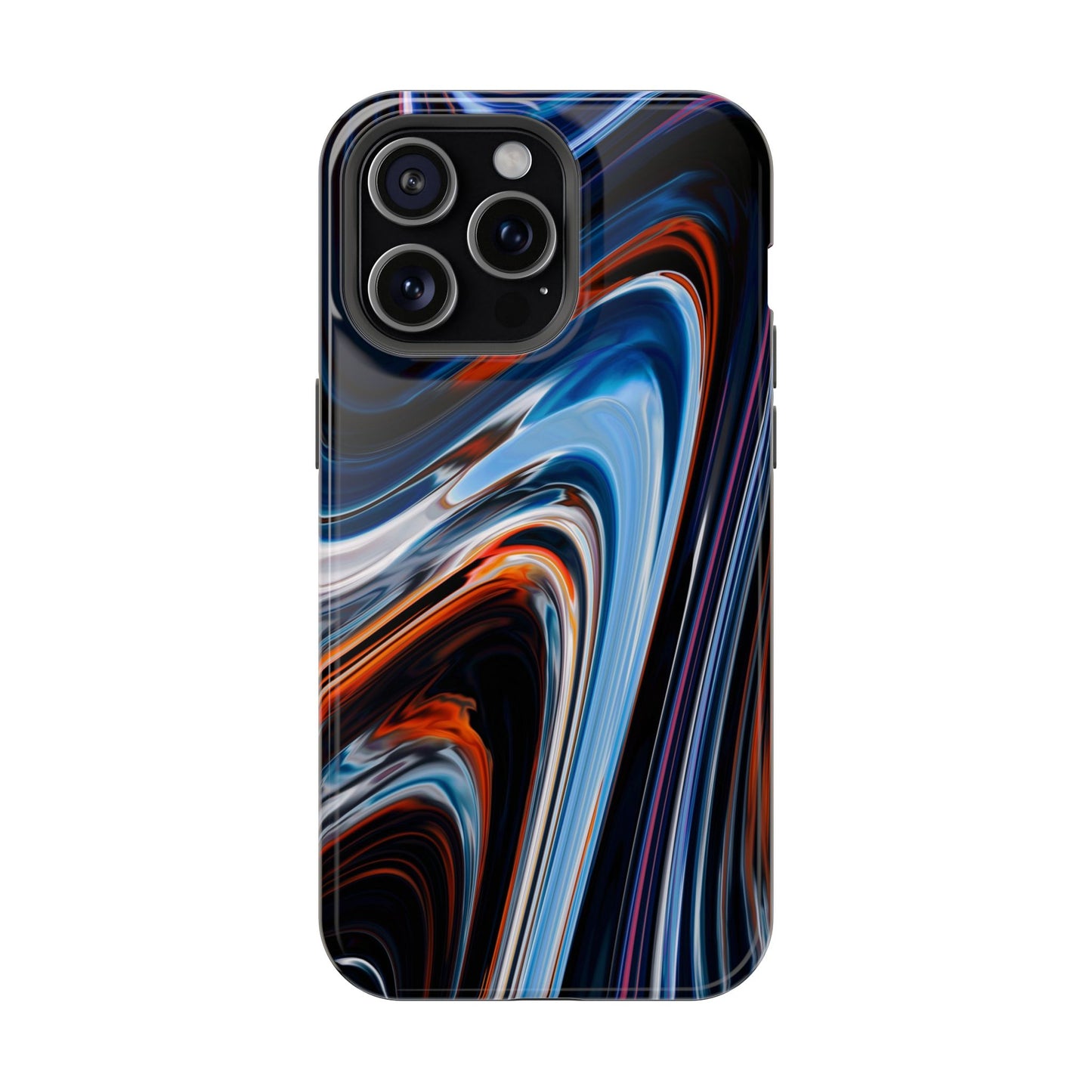 Vibrant Swirl Energy Phone Case – MagSafe Compatible for iPhone & Samsung Galaxy