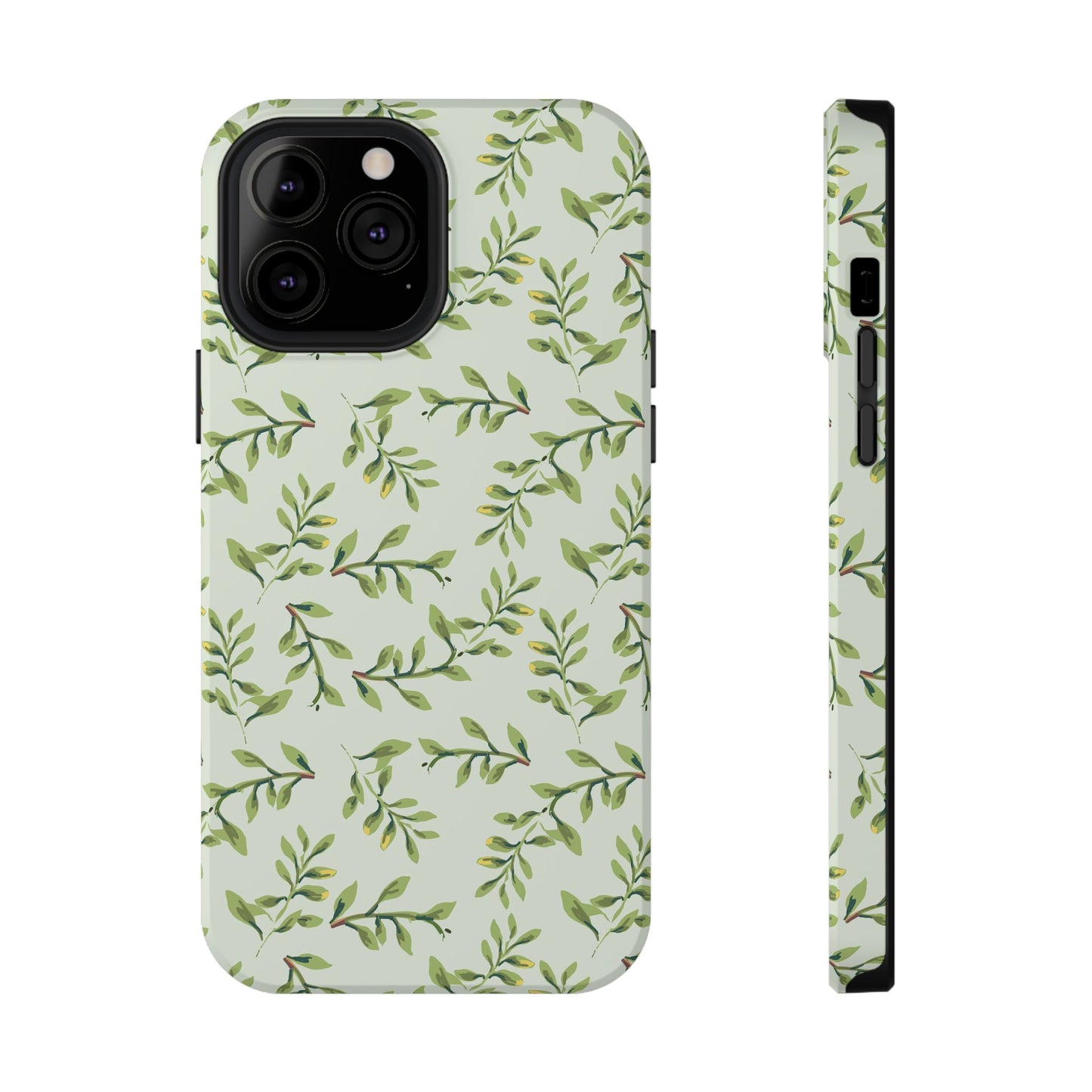 Olive Branch Botanical Phone Case – MagSafe Compatible for iPhone & Samsung Galaxy